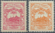 San Marino: 1916, UNISSUED RED CROSS Stamps 'Pro Croce Rossa' 10+5cent. Carmine And 20+5c. Orange Bo - Altri & Non Classificati