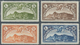 San Marino: 1931, Airmail Issue "Mont Titano" Complete Well Centered Issue Of 4 Values In Normal Per - Andere & Zonder Classificatie