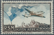 San Marino: 1951, Airmail 1000 L. Blue And Brown, Mint Never Hinged, Fine, Certificate Enzo Diena - Andere & Zonder Classificatie