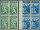 Vatikan: 1935, International Jurist Congress 5 C. - 1,25 L., Complete Set With 6 Blocks Of 4, Used, - Andere & Zonder Classificatie