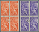 Delcampe - Vatikan: 1935, International Jurist Congress 5 C. - 1,25 L., Complete Set With 6 Blocks Of 4, Used, - Altri & Non Classificati