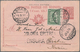 Italienisch-Eritrea: 1917: Postal Stationery Card To Sweden (part Of A 7 1/2 + 7 1/2 Double Card) Up - Eritrea