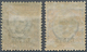 Italienisch-Libyen: 1915, 5 L Blue/rose And 10 L Olive/rose Emanuel III., VF Mint Lightly Hinged Con - Libya