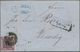 Baden - Marken Und Briefe: 1851, Ziffern 9 Kreuzer Schwarz Auf Lilarosa Auf Brief Von Mannheim 29.12 - Altri & Non Classificati