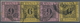 Baden - Marken Und Briefe: 1851, Ziffern 2x 9 Kr. Auf Rosa Und 1853, 2x 6 Kr. Auf Gelb Auf Briefstüc - Autres & Non Classés