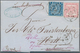 Baden - Marken Und Briefe: 1862/63, Wappen 6 Kr. Blau, Hintergrund Liniert Und 3 Kr. Rosa, Hintergru - Sonstige & Ohne Zuordnung