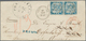 Baden - Marken Und Briefe: 1868, Wappen 7 Kr. Blau Im Paar Auf Couvert Mit K1 "HEIDELBERG 27 NOV" Un - Altri & Non Classificati