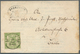 Baden - Postablagestempel: 1868, 1 Kr Hellgrün, EF Auf Kompletter Faltdrucksache Mit Oval-Stpl. "PFO - Other & Unclassified