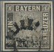 Bayern - Marken Und Briefe: 1849, Schwarzer Einser 1 Kreuzer Grauschwarz, Platte 2 Mit Plattenfehler - Altri & Non Classificati