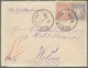 Bayern - Marken Und Briefe: 1871 ZIERBRIEF-UMSCHLAG (3-Farbig Bedruckt) Frankiert Mit 3 Kr, 7 Kr Wap - Altri & Non Classificati