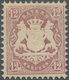 Bayern - Marken Und Briefe: 1870, Wappen 12 Kr. Purpurviolett Mit WZ 1 X Und Plattenfehler I: Linke - Altri & Non Classificati