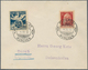 Bayern - Marken Und Briefe: Halbamtliche Flugpost: 1912, 25 Pfg. Flugpostmarke BAEC Mit 10 Pfg. Luit - Altri & Non Classificati