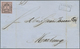 Oldenburg - Marken Und Briefe: 1852: 1/15 Th. Schwarz Auf Rosa, Type II, Farbfrisch, Breitrandig, Au - Oldenburg
