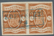 Oldenburg - Marken Und Briefe: 1861: ½ Gr. Dunkelbraun, Waagerechtes Paar, Sehr Farbfrisch, Breite R - Oldenburg