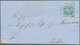 Oldenburg - Marken Und Briefe: 1861: 1 Gr. Blau, Tiefe Farbe, Voll- Bis überrandig, Oben Mit Teilen - Oldenburg