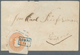 Oldenburg - Ganzsachen: 1863/64: Ganzsachen-Ausschnitt ½ Gr. Orange, Viereckig Geschnitten, Besonder - Oldenburg