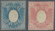 Schleswig-Holstein - Marken Und Briefe: 1850, Doppeladler 1 S Mittelpreussischblau Und 2 S Rosa, Bei - Altri & Non Classificati