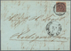 Schleswig-Holstein - Stempel Auf Dänemark: 1853, Fire R.B.S. Schwarzbraun, Entwertet Mit Nachverwend - Altri & Non Classificati