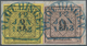 Württemberg - Marken Und Briefe: 1851, Luxus-Briefstück Mit Ziffern 3 Kr. + 9 Kr. Und ZWEI IDEALEN Z - Other & Unclassified