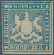 Württemberg - Marken Und Briefe: 1857, 18 Kr. Hellblau Mit Seidenfaden, Ungebraucht Ohne Gummi, Sehr - Other & Unclassified