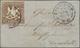 Württemberg - Marken Und Briefe: 1859, 1 Kr. Dunkelbraun Ohne Seidenfaden Auf Mini-Couvert (48x80 Mm - Other & Unclassified