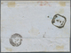 Württemberg - Marken Und Briefe: 1859/60 Zwei Briefe: Ausgaben-Mischfrankatur-UNIKAT 2x9 Kr. Geschni - Altri & Non Classificati