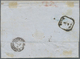 Württemberg - Marken Und Briefe: 1859/60 Zwei Briefe: Ausgaben-Mischfrankatur-UNIKAT 2x9 Kr. Geschni - Other & Unclassified