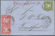 Württemberg - Marken Und Briefe: 1859/60 Zwei Briefe: Ausgaben-Mischfrankatur-UNIKAT 2x9 Kr. Geschni - Otros & Sin Clasificación