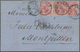 Württemberg - Marken Und Briefe: 1868, Ovalausgabe 3 Kr. Rosa, Drei Marken Auf Faltbrief Von "STUTTG - Altri & Non Classificati