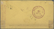Württemberg - Marken Und Briefe: 1869, Ovalausgabe 7 Kr. Blau Zwei Paare Auf Brief Nach USA Mit L2 " - Altri & Non Classificati