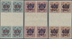 Württemberg - Marken Und Briefe: 1922/23, Dienst-Aufdruckmarken 5 Mark Bis 400 Mark, 2x Senkrechte U - Altri & Non Classificati