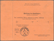 Württemberg - Postanweisungen: 1889 Postanweisungs-GA 40 Pf. Von "STUTTGART 24 NOV 89" Nach Port Of - Other & Unclassified