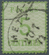 Elsass-Lothringen - Marken Und Briefe: 1870, 5 C. Hellgrün, Spitzen Nach Unten, Sauber Entwertet, Si - Altri & Non Classificati