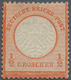 Deutsches Reich - Brustschild: 1872, Kleiner Schild ½ Groschen Rötlichorange, Ungebraucht Mit Origin - Storia Postale
