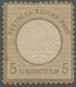 Deutsches Reich - Brustschild: 1872, Kleiner Schild 5 Groschen Ockerbraun Mit Plattenfehler: Linker - Storia Postale
