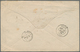 Deutsches Reich - Brustschild: 1872, Großer Schild 1 Gr. Rot Und 2x 2 Gr. Grauultramarin Zusammen Au - Storia Postale
