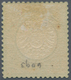 Deutsches Reich - Brustschild: 1872, 1 Kr. Großer Brustschild In Der Dunkelgraugrünen B-Farbe, Origi - Storia Postale