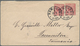 Deutsches Reich - Krone / Adler: 1890, 10 Pfg. Karmin, Zwei Einzelwerte Als Portogerechte Mehrfachfr - Storia Postale