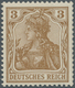 Deutsches Reich - Germania: 1902, 3 Pf Braunocker, Gut Gezähnt, Farbfrisch, Postfrisch In Tadelloser - Altri & Non Classificati