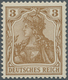 Deutsches Reich - Germania: 1902, 3 Pf Braunocker, Gut Gezähnt, Farbfrisch, Postfrisch In Tadelloser - Other & Unclassified