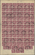 Deutsches Reich - Inflation: 1922, 40 Pf Orange Ziffer, 110 Stück, 60 Pf Bräunlichlila Arbeiter, 900 - Nuevos