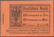 Deutsches Reich - Markenheftchen: 1913, Germania-Markenheftchen 2 Mark Auf Orangefarbenem Karton, Or - Libretti