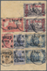 Deutsche Post In China: 1905, 6-Farben-Frankatur Mit 9 Marken Von 1 C Auf 3 Pf Bis 1 1/2 $ Auf 3 M A - Cina (uffici)