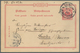 Deutsche Kolonien - Kiautschou - Ganzsachen: 1899 (8.5.), 10 Pfg. GA-Karte Krone/Adler Mit Aufdruck - Kiautchou