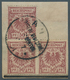 Deutsche Kolonien - Samoa - Vorläufer: 1891, 50 Pfg. Krone/Adler Braunrot, Einzelwert (kleiner Spalt - Samoa