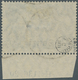 Danzig: 1920, 3 M. Violettschwarz, Unterrandpaar Mit HAN "H 4136.20", Sauber Gestempelt, Vorgefaltet - Altri & Non Classificati
