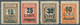 Memel: 1923, 15 C. Bis 60 C. Grünaufdruck, Aufdrucktype I, Kompletter Postfrischer Kabinettsatz, Dab - Memel (Klaipeda) 1923