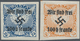Sudetenland - Rumburg: 1938, 100 H. Auf 20 H. Dunkelkobalt Und 100 H. Auf 50 H. Orange, Zwei Ungebra - Sudetenland
