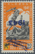 Dt. Besetzung II WK - Belgien: 1943, Aufdruckausgabe + 50 Fr. Orange Mit Kopftstehenem Aufdruck, Pos - Occupazione 1938 – 45