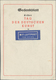 Dt. Besetzung II WK - Böhmen Und Mähren: 1939. Zeppelin Essen-Fahrt (Sieger 463). CSR Mitläufer. "Pr - Occupazione 1938 – 45